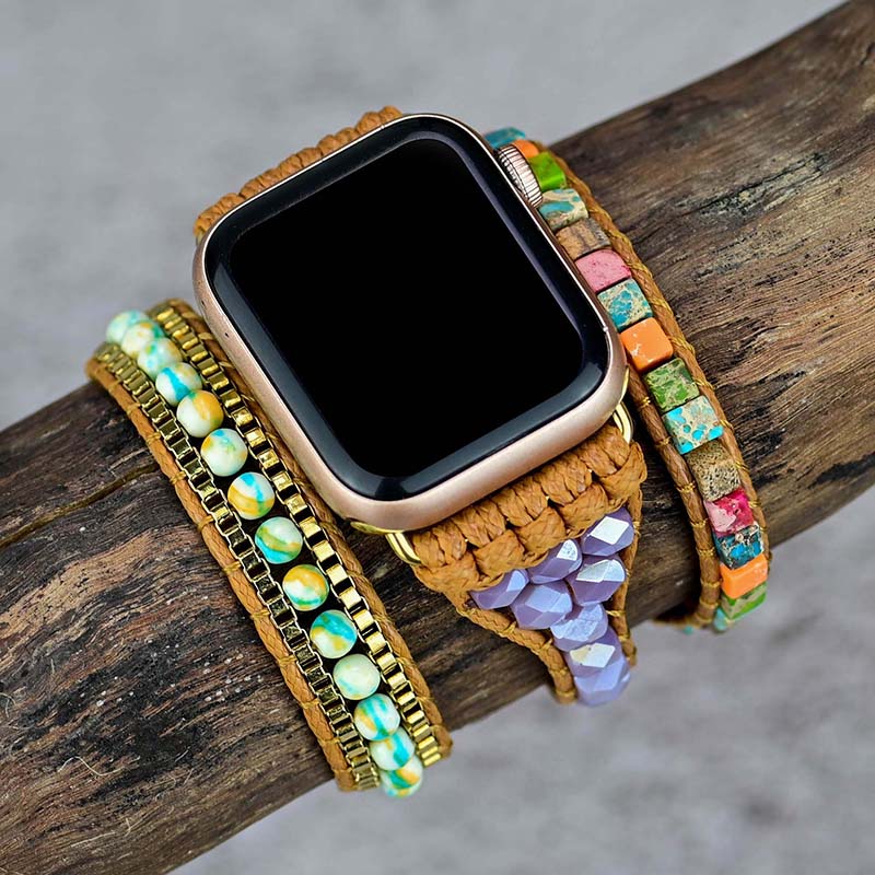 Vibrant Chakra Protection Apple Watch Strap