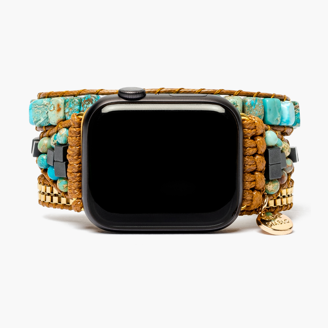 Turquoise Calming Energy Apple Watch Strap