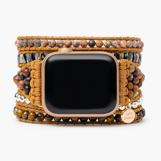 Tiger's Eye Royal Apple Watch Strap