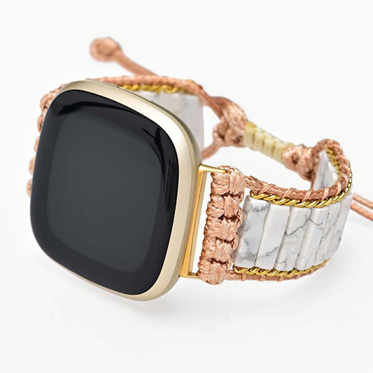 Heavenly Howlite Fitbit Versa 2 Watch Strap