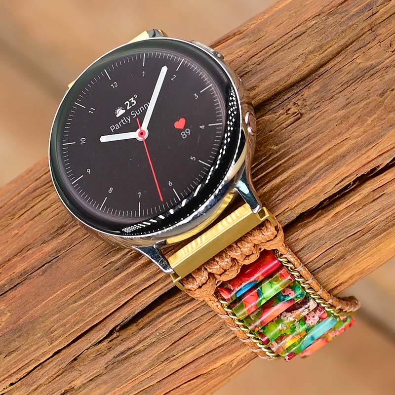 Rainforest Jasper Samsung Galaxy Watch Strap