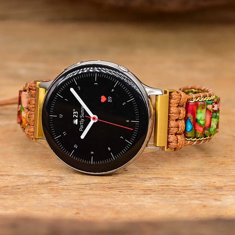 Rainforest Jasper Samsung Galaxy Watch Strap